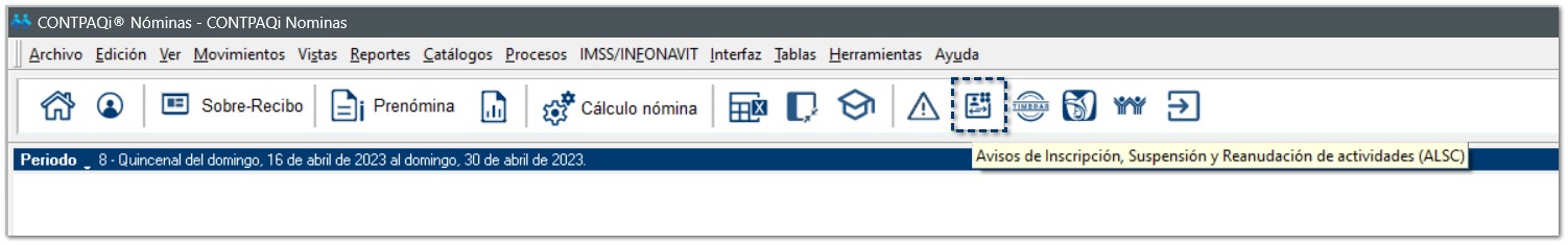 Reporte ALSC en CONTPAQi Nóminas